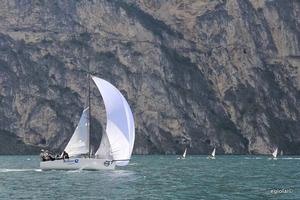 2013 Melges 24 Volvo Cup Act 4 photo copyright  Elena Giolai/Fraglia Vela Riva taken at  and featuring the  class