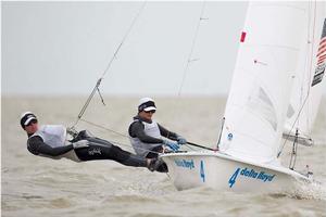 Anne Haeger and Briana Provancha, 470 Women - 2013 Delta Lloyd Regatta photo copyright Sander van der Borch http://www.sandervanderborch.com taken at  and featuring the  class