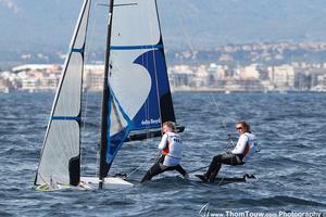 2013 Trofeo SAR Princess Sofia MAPFRE; 49FX photo copyright Thom Touw http://www.thomtouw.com taken at  and featuring the  class