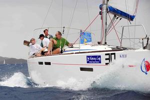 BVI Spring Regatta 2013 - Merlin (Kief), Jeanneau 41/Sunsail 41, Peter Neilson (USA) photo copyright Todd VanSickle / BVI Spring Regatta http://www.bvispringregatta.org taken at  and featuring the  class