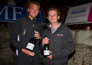 Finish - Artemis Offshore Academy - La Solitaire Du Figaro 2013 photo copyright  Brian Carlin / AOA http://www.artemisoffshoreacademy.com/ taken at  and featuring the  class