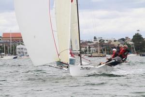 Richard Devries' Devil Majik   - Australian Sports Boat Association National Championships 2013 photo copyright Teri Dodds http://www.teridodds.com taken at  and featuring the  class