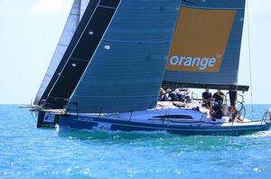 Foxy Lady 6 on their way to winning IRC One. photo copyright Samuipics.com taken at  and featuring the  class
