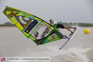 Andreas Laucher - 2013 PWA Podersdorf Surf World Cup photo copyright  John Carter / PWA http://www.pwaworldtour.com taken at  and featuring the  class