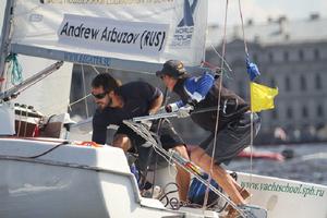 Andrew Arbuzov - Eurosaf Match Racing 2013 photo copyright Elena Razina taken at  and featuring the  class