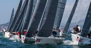 Gaeta, 12/04/13: Audi Sailing Series Melges 32 Day 1 photo copyright Studio Borlenghi/Stefano Gattini/BPSE taken at  and featuring the  class