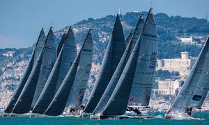 Gaeta, 12/04/13: Audi Sailing Series Melges 32 Day 1 photo copyright Studio Borlenghi/Stefano Gattini/BPSE taken at  and featuring the  class