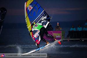 Bjorn Saragosa - 2013 PWA Surf World Cup Podersdorf photo copyright  John Carter / PWA http://www.pwaworldtour.com taken at  and featuring the  class