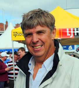 David Rees, skipper of Whistler - 2013 Three Peaks Race photo copyright Paul Scrambler taken at  and featuring the  class