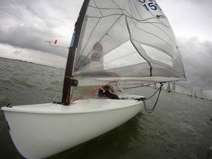 Finn World Masters images with reverse mounted Go-Pro
camera photo copyright Robert Deaves/Finn Class http://www.finnclass.org taken at  and featuring the  class