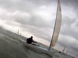Finn World Masters images with reverse mounted Go-Pro
camera photo copyright Robert Deaves/Finn Class http://www.finnclass.org taken at  and featuring the  class