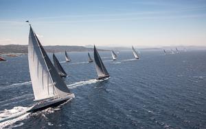 Fleet  - Loro Piana Superyacht Regatta 2013 photo copyright Jeff Brown / Superyacht Media taken at  and featuring the  class