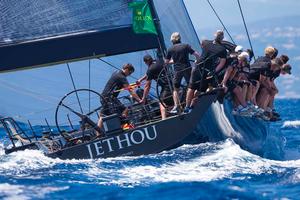 JETHOU, Sail n: GBR 74R, Owner: SIR PETER OGDEN, Group 0 (IRC ]18.29 mt) - 2013 Giraglia Rolex Cup photo copyright Marcel Mochet / Route des Princes taken at  and featuring the  class