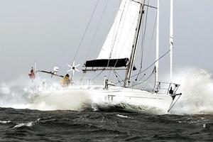 Gerry Hughes arrives home photo copyright  SW taken at  and featuring the  class