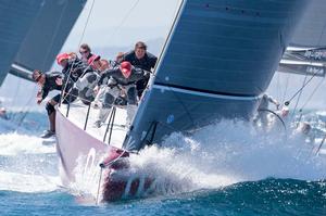 Gladiator in action during day two of the 40th Trofeo Conde de Godâ€” at Real Club Nautico de Barcelona on May 24th 2013 in Barcelona, Spain. photo copyright Xaume Olleros / 52 Super Series taken at  and featuring the  class