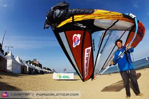 Gonzalo Costa Hoevel - 2013 Ulsan PWA World Cup photo copyright  John Carter / PWA http://www.pwaworldtour.com taken at  and featuring the  class