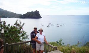 ICA John and Lyn with a rally of boats photo copyright  SW taken at  and featuring the  class