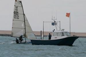  2013 Weymouth Challenge Cup photo copyright 2013 International 14 GBR taken at  and featuring the  class