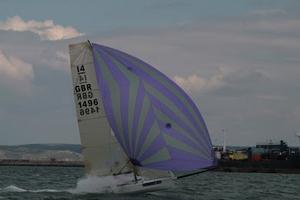  2013 Weymouth Challenge Cup photo copyright 2013 International 14 GBR taken at  and featuring the  class