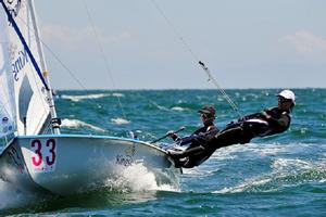 Image Jo AlehPolly Powrie (NZL) - 470 European Championships 2013 photo copyright gianlucadifazio.com taken at  and featuring the  class