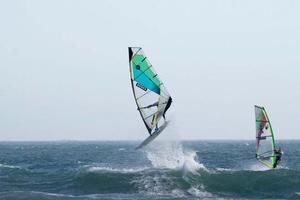 Kevn Pritchard and Marcilio Browne - AWT Santa Cruz Goya Windsurfing Festival 2013 photo copyright  Mike Archer / AWT http://americanwindsurfingtour.com/ taken at  and featuring the  class