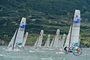 Garda Trentino Olympic Week 2013 - Nacra 17 photo copyright Roberto Vuilleumier taken at  and featuring the  class