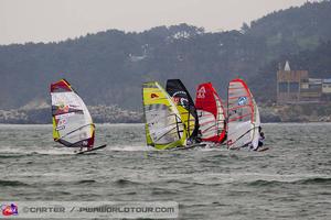 Racing right until the last hour - 2013 Ulsan PWA World Cup photo copyright  John Carter / PWA http://www.pwaworldtour.com taken at  and featuring the  class