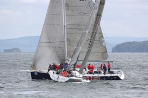 Sailing: Sail Port Stephens 2013, Nelson Bay (Aus), Commodore&rsquo;s Cup, 17/4/2013.  Division 1 start photo copyright Teri Dodds taken at  and featuring the  class