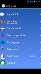 Secchi screen menu photo copyright  SW taken at  and featuring the  class
