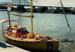 Smallest sailing boat to circumnavigate Acrohc Australis photo copyright  SW taken at  and featuring the  class