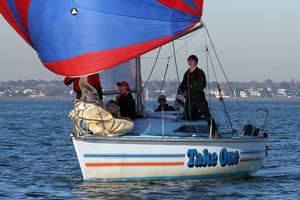 Division Three’s well-sailed, Take One. - Nautilus Marine Winter Series photo copyright  Alex McKinnon Photography http://www.alexmckinnonphotography.com taken at  and featuring the  class