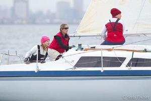 The Footloose team stay focused and clinch IRC from Nouannie on countback photo copyright  Steb Fisher taken at  and featuring the  class