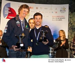 Will Ryan and Mathew Belcher after winning in Palma - 44 Trofeo Princesa Sofia Mapfre photo copyright Jesus Renedo / Sofia Mapfre http://www.sailingstock.com taken at  and featuring the  class