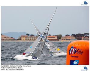 Day 4 - ISAF Sailing World Cup Hyeres 2013 photo copyright Mick Anderson / Sailingpix.dk http://sailingpix.photoshelter.com/ taken at  and featuring the  class