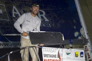 Arrivée Adrien Hardy (Agir Recouvrement), sixième de la Transat Bretagne-Martinique photo copyright Alexis Courcoux taken at  and featuring the  class