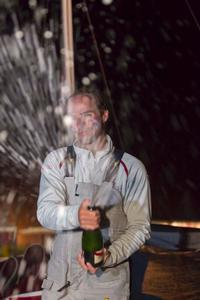 Nicolas Lunven, skipper du Figaro Generali, 2eme de la 3eme etape de la Solitaire du Figaro-Eric Bompard cachemire 2013 - Roscoff le 15/06/2013 photo copyright Alexis Courcoux taken at  and featuring the  class