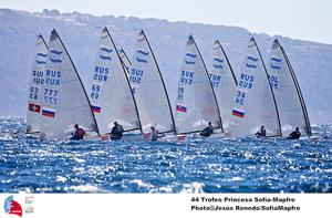 ISAF Sailing World Cup Palma 2013- Finn Class on Day 4 photo copyright Robert Deaves/Finn Class http://www.finnclass.org taken at  and featuring the  class