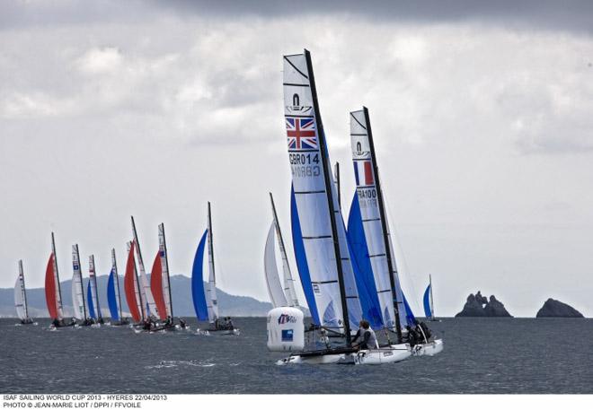 Nacra 17 - 2013 ISAF Sailing World Cup Hyeres ©  G.Durand et JM Liot/DPPI/FFVoile