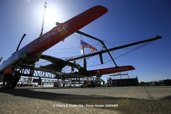 Oracle Team USA, AC72 launch April 23, 2013 © Guilain Grenier Oracle Team USA http://www.oracleteamusamedia.com/
