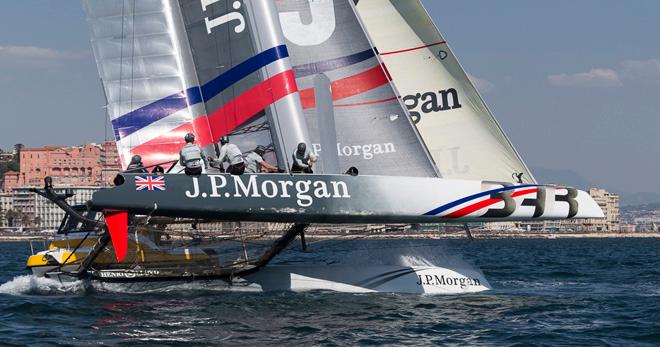 2013 America’s Cup World Series Naples - Day 1 - JP Morgan B.A.R © Carlo Borlenghi/Luna Rossa http://www.lunarossachallenge.com