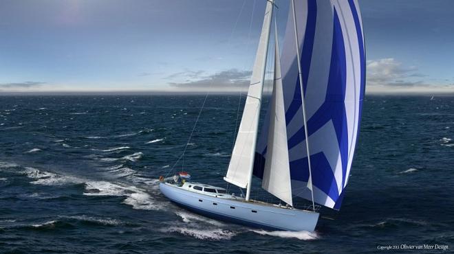 Olivier van Meer's blue-water cruising yacht Pelican-80  © Olivier van Meer