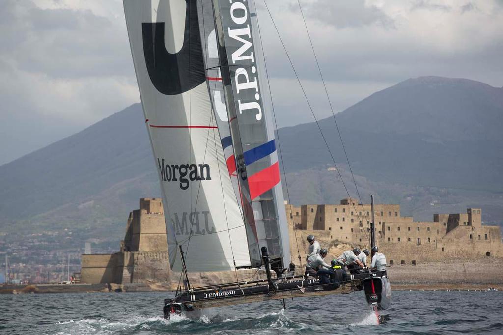 America's Cup World Series Naples/ ACWS Naples. Italy - The J.P.Morgan BAR AC45 team photo copyright Lloyd Images/J.P.Morgan BAR http://bar.americascup.com/ taken at  and featuring the  class