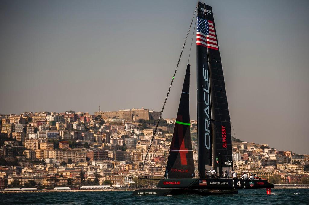 America's Cup World Series Regatta 2013 Naples photo copyright Olaf Pignataro / Red Bull Content Pool taken at  and featuring the  class