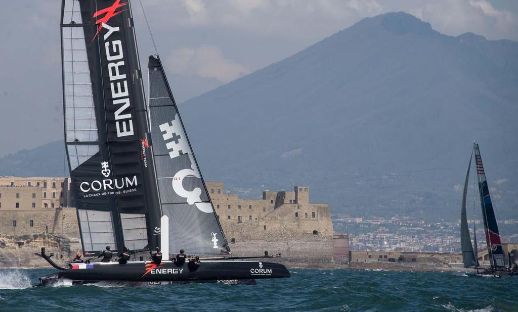 Energy Team - 2013 America's Cup World Series Naples photo copyright Stephanie Billarant / Energy Team taken at  and featuring the  class