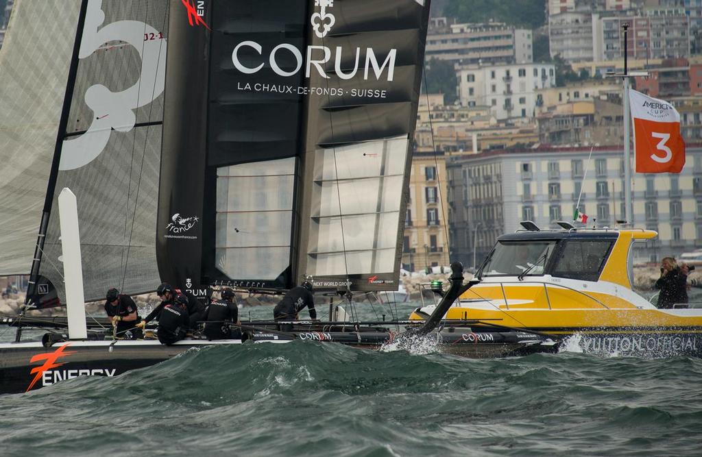 Energy Team - 2013 America's Cup World Series Naples photo copyright Stephanie Billarant / Energy Team taken at  and featuring the  class