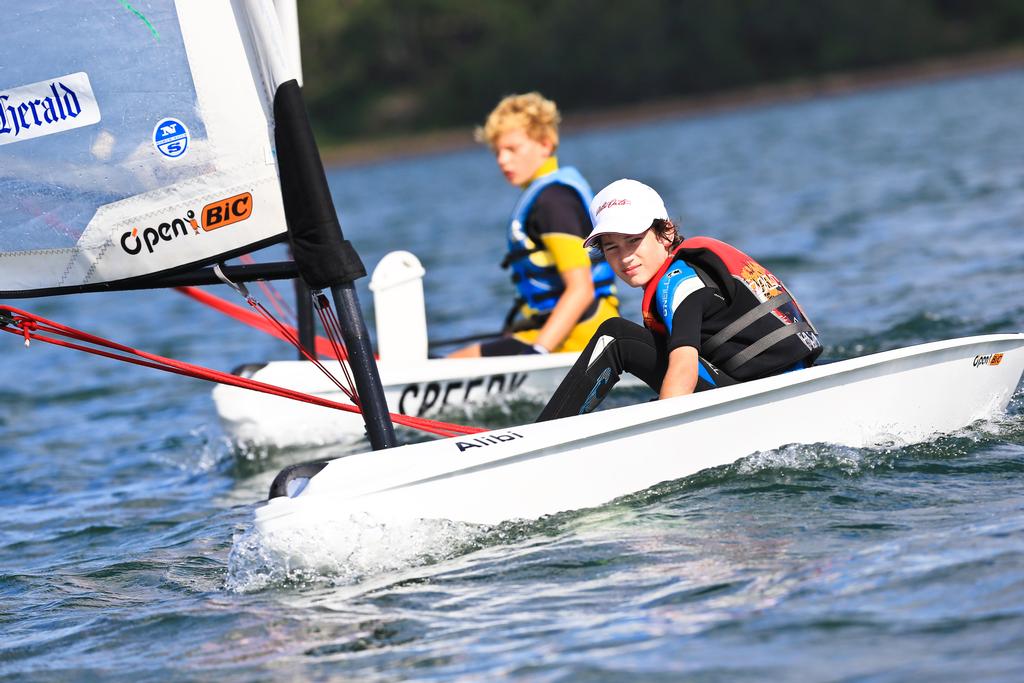2013 Sail Port Stephens Off the beach junior series day 3, hosted by Corlette Point Sailing Club. photo copyright Craig Greenhill Saltwater Images - SailPortStephens http://www.saltwaterimages.com.au taken at  and featuring the  class
