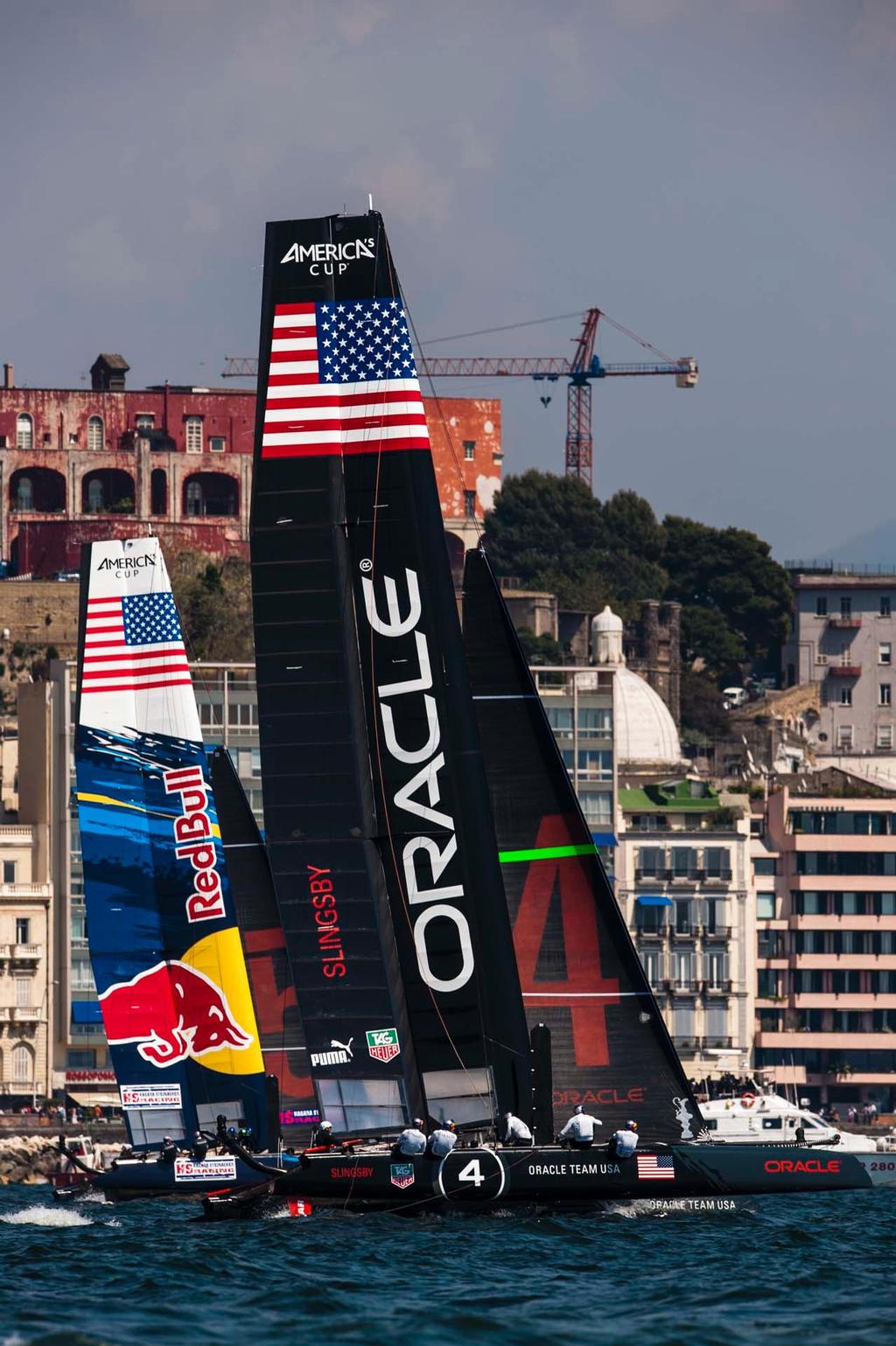 America's Cup World Series Regatta 2013 Naples photo copyright Olaf Pignataro / Red Bull Content Pool taken at  and featuring the  class