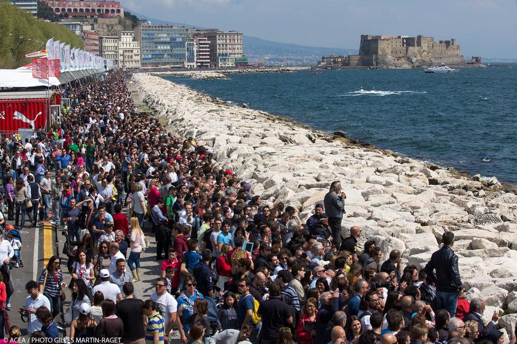 spectators - America's Cup World Series photo copyright Gilles Martin-Raget http://www.martin-raget.com/ taken at  and featuring the  class