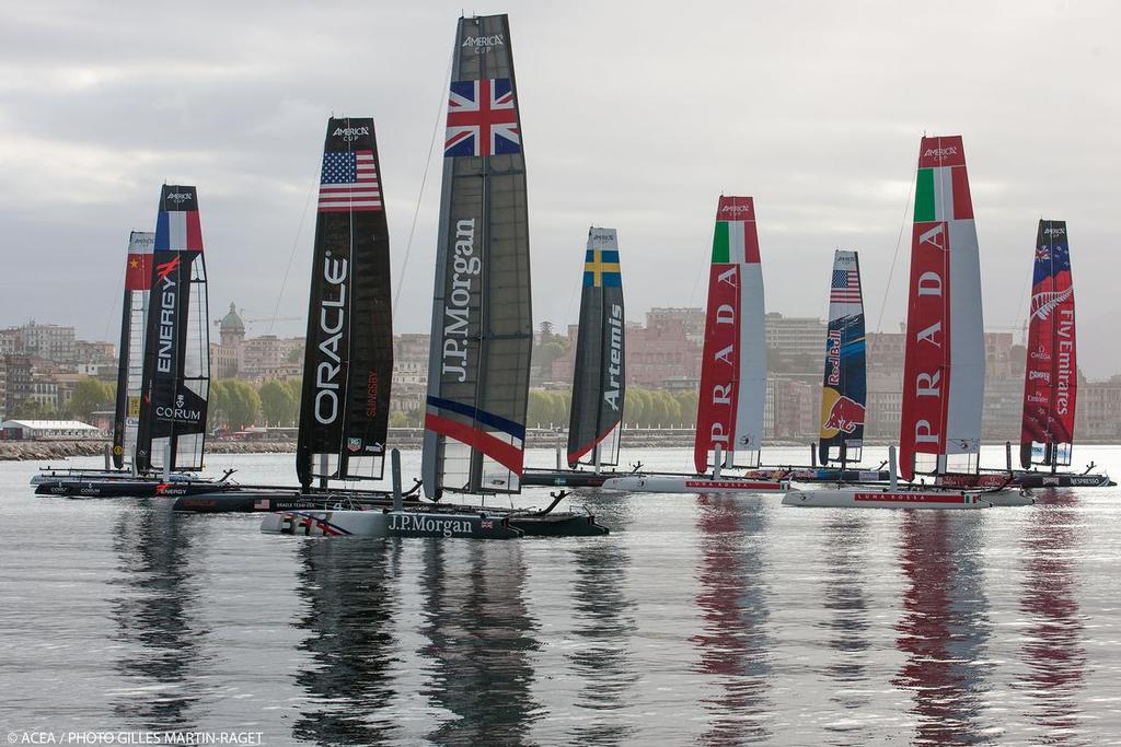 21/04/2013 - Napoli (ITA) - America's Cup World Series Naples 2013 - Final Race Day photo copyright Gilles Martin-Raget http://www.martin-raget.com/ taken at  and featuring the  class