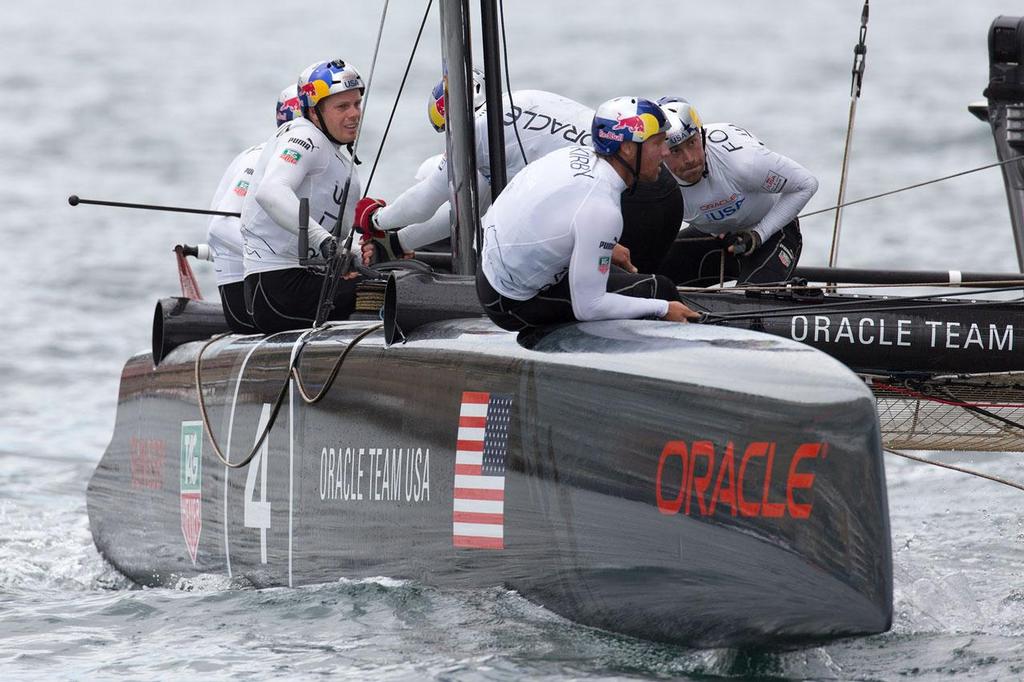 21/04/2013 - Napoli (ITA) - America's Cup World Series Naples 2013 - Final Race Day - Oracle Team USA Slingsby photo copyright ACEA - Photo Gilles Martin-Raget http://photo.americascup.com/ taken at  and featuring the  class